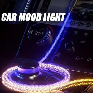 Dần dần 6A sạc nhanh <span class=keywords><strong>USB</strong></span> Loại C Cáp nhiều màu LED RGB ánh sáng Gradient 3 trong 1 <span class=keywords><strong>USB</strong></span> sạc cáp cho <span class=keywords><strong>iPhone</strong></span> 15 Samsung - Product Image 6