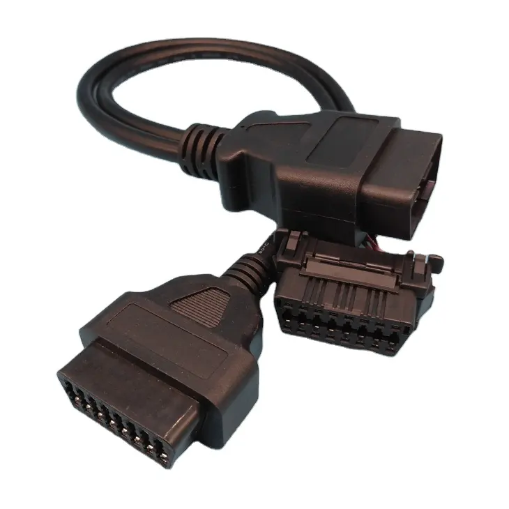 Oem Odm Obd 16pin Obdii Y Splitter Diagnostische Kabel Voor Renault