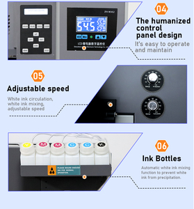 Shenzhen Colorsun Automated Industrial Clothes Hats and Pants Inkjet Printer 6pass XP600 Head DTF Printer - Product Image 4