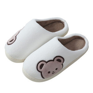 Pantoufles d'intérieur en jacquard motif ours pour femmes, respirantes en TPR, pour dames et jeunes filles, vente en gros usine - Product Image 6