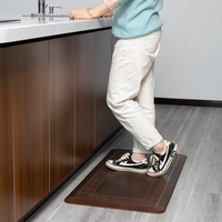 Tapis anti-fatigue en PU personnalisé, lavable, confortable, résistant à la moisissure et aux taches, protège le sol, idéal pour les postes de travail.