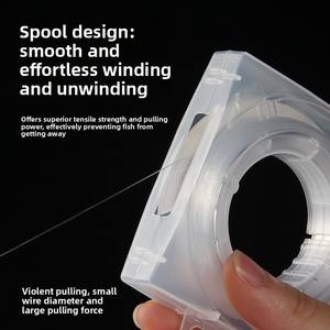 Ligne <span class=keywords><strong>de</strong></span> pêche Haodun Leader Line résistante à l'abrasion, ligne <span class=keywords><strong>de</strong></span> carbone, sous-ligne <span class=keywords><strong>de</strong></span> pêche, origine Chine, 50m/100m, vente en gros - Product Image 4