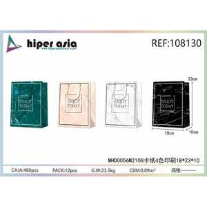 Marmo elegante all'ingrosso sacchetti regalo con maniglie Logo stampato per occasioni speciali - Product Image 1