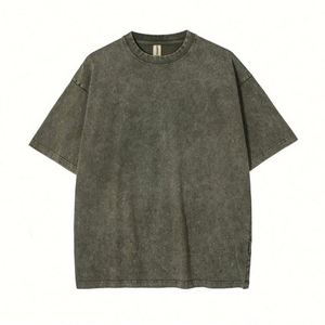Design Loose Fit Graphic or Blank Options 230g Streetwear Style Cotton T-<b>Shirts</b> - Product Image 5