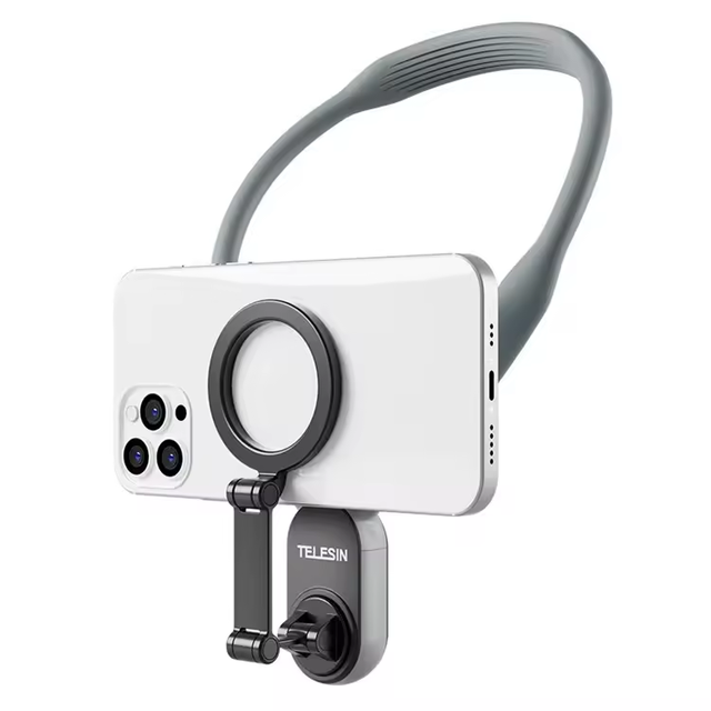 U-shaped Magnetic Neck Bracket GoPro11/9/Action4/GO3 Sports Camera Neck Bracket and Magnetic Selfie Stick Phone Neck Holder