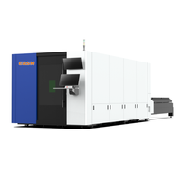 Machine de découpe laser à fibre à double plateforme en acier inoxydable et en métal 3000W/6000W/12000W