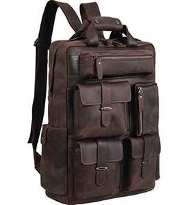 Genuine <b>Leather</b> Designer Bag Multi-Purpose Laptop & Travel Bag Vintage Luxury Style <b>Leather</b> <b>Backpack</b> Wholesale Price Collection - Product Image 6
