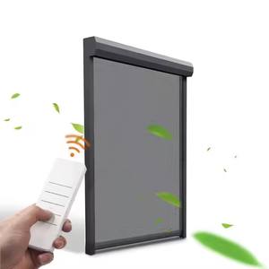 Stores enrouleurs extérieurs de haute qualité, résistants, imperméables, avec télécommande électrique, installation intégrée, coupe-vent, polyester + PVC - Product Image 2