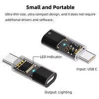 Adaptateur USB-C pour Apple Pencil : Prise en charge de la synchronisation et de la charge des Apple Pencil 1ère génération et des iPad 10e génération – Connecteur de charge Type-C pour Apple Pencil