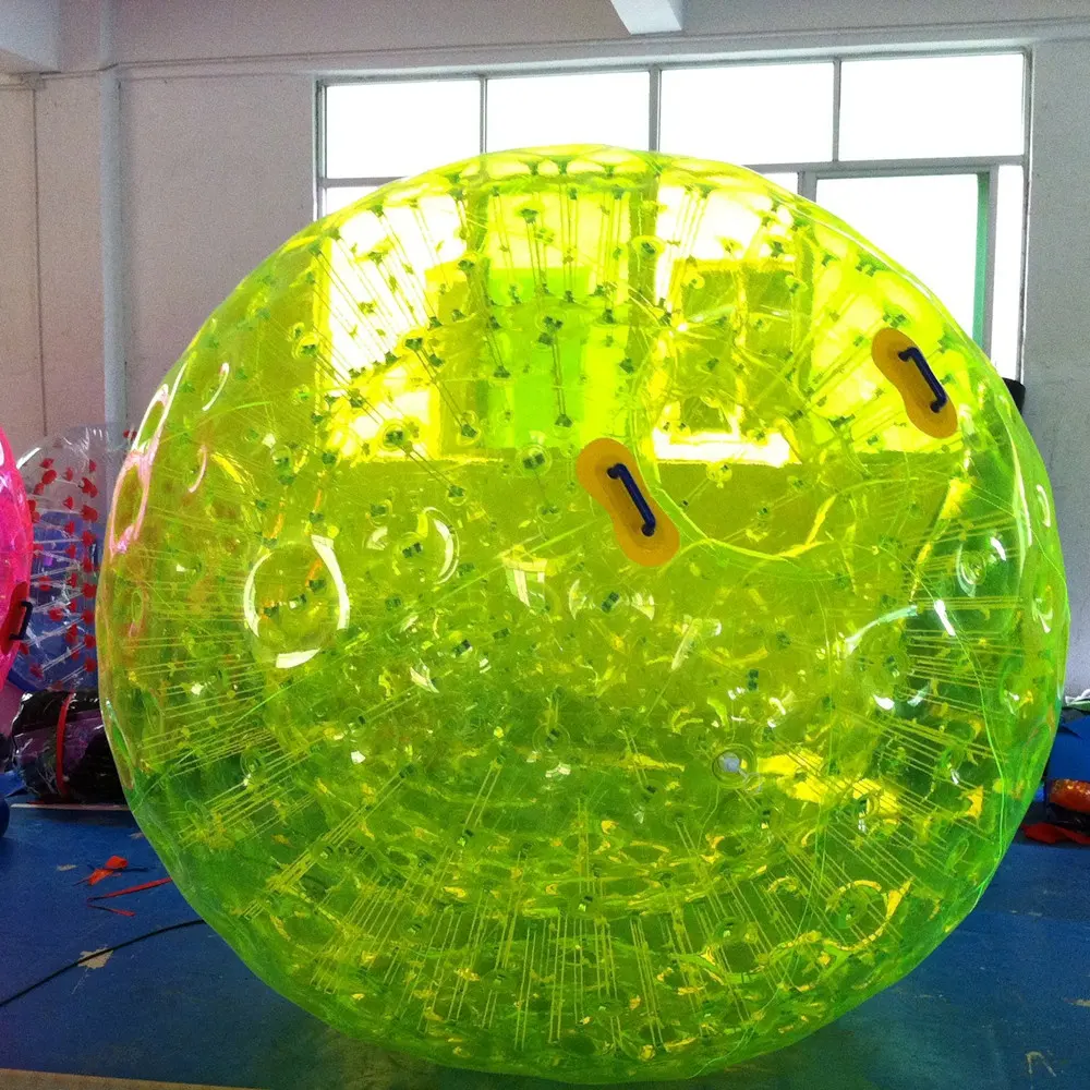 छोटे बच्चों के लिए रंगीन पीवीसी Zorbing Zorb गेंदों रोलर गेंद के लिए शीतकालीन खेल