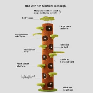 Venda Quente: Estrutura de Escalada para Gatos de Alta Qualidade, Segura e Estável, Grande Torre para Gatos, Mobiliário para Animais de Estimação - Product Image 4
