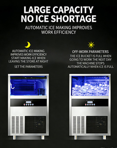 Máquina para Hacer Cubitos de Hielo de 880 LBS (400 kg), Precio de Fábrica, Máquina de Hielo Independiente - Product Image 5