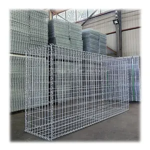 Garden gabion box stone cage galvanized welded gabion basket galfan 1.0x1.0x0.6