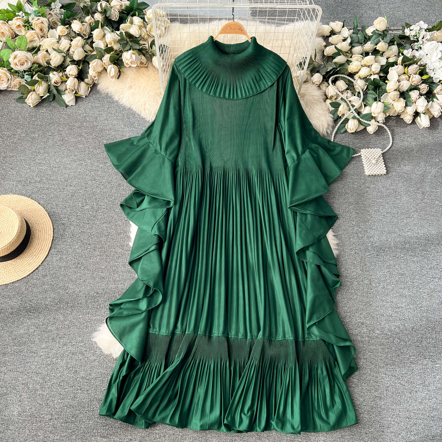 blackish green