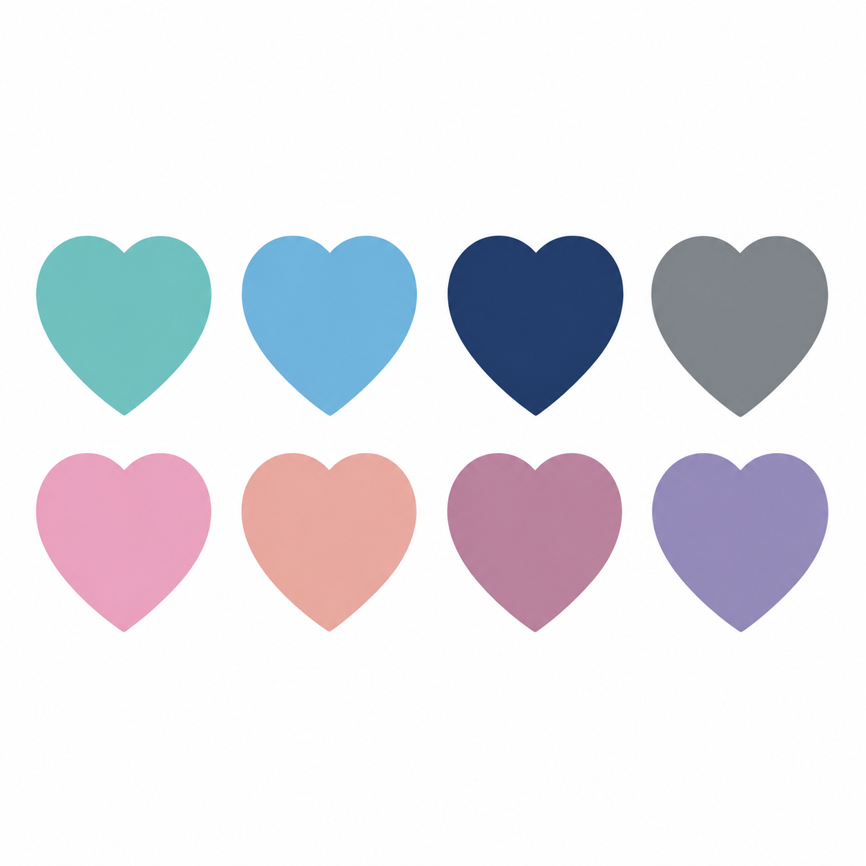 Morandi 8 couleurs Coeur