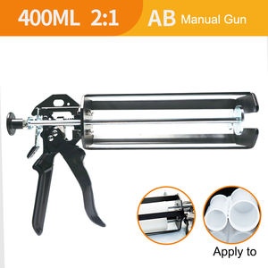 Lijm-dispenser plastic kit voor het ombouwen van een kitpistool, handmatig, voor tweecomponenten spuitpatronen 400ml 600ml 1:1 2:1 Zhenjiu HT-JQ - Product Image 6
