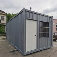 XH Factory Maison Conteneur Rectangulaire Minimaliste Préfabriquée Personnalisée à Faible Coût, Respirante, Installation Facile, pour Usage Résidentiel et Entrepôt, en Tôle Ondulée