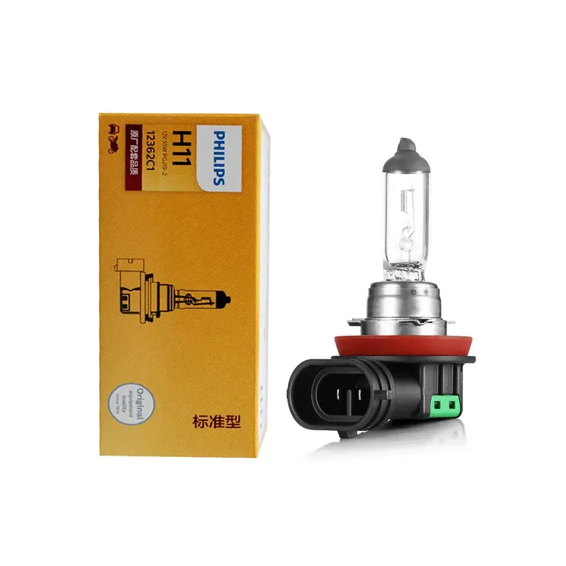 For Philips Auto Headlight Factory Direct Sale H11 12362 12V 55W C1 Halogen Car Bulb H11 Halogen Bulb