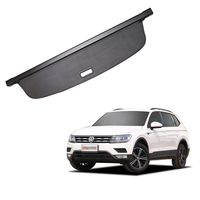 Pour Tiguan 2010-2016 Cache-bagages de coffre rétractable Accessoires intérieurs en cuir pour automobile