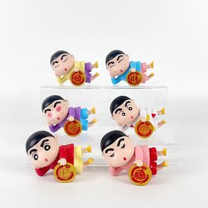 Nuevo y Popular Anime de Año Nuevo Chino, Figura de Crayon Shin en 3D de 6 cm, Modelo de Dibujos Animados de Crayon Shin Acostado - Product Image 2