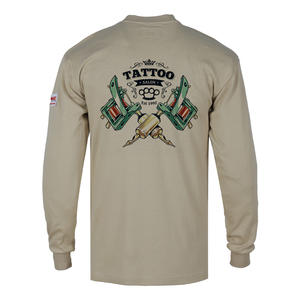 FRKNITEX卸売メンズワークウェア通気性作業難燃性作業産業用溶接メカニックシャツ - Product Image 1