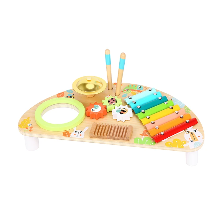 2021 New wholesale musical instruments Musical Centre wooden toy for child