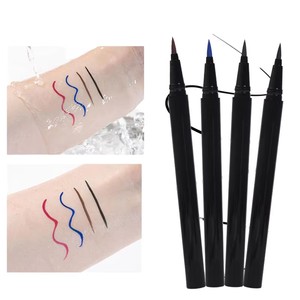 Crayon Eyeliner Liquide Longue Durée Personnalisé Sans Logo Bleu <span class=keywords><strong>Rose</strong></span> Néon Imperméable à l'Eau avec Application Lisse - Product Image 2