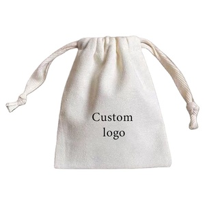 Sac cadeau en coton personnalisé, sac à chaussures et vêtements, sac en toile de coton anti-poussière avec cordon de serrage et impression de logo personnalisé - Product Image 1