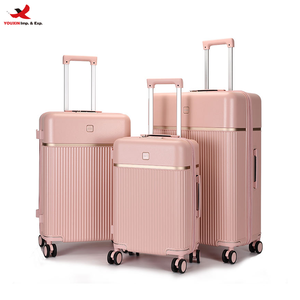 Wholesale PC Travel Bags Double Zipper High Quality Travel <b>Suitcase</b> 20 24 28 Inch Women PC Luggage Set RTS Bulk Mixed Order - Product Image 1