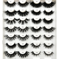 Nouveau style 2025 – Faux cils en vison synthétique, effet naturel, bande complète, ressemblant à des extensions de cils, 15-25 mm