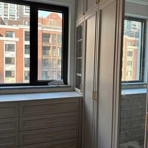 Armoire en bois blanc au design moderne avec porte en verre de haute qualité, rangement spacieux pour la chambre à coucher, vente directe d'usine - Product Image 5