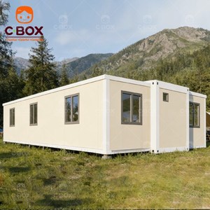 บ้านเคลื่อนที่สำเร็จรูป Cbox กันน้ำ ขนาด 40 ฟุต แบบโมดูลาร์ 3 ห้องนอน บ้านขนาดเล็กหรูหรา พร้อมห้องครัว บ้านคอนเทนเนอร์แบบขยายได้ - Product Image 2