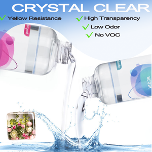 Veloce cura 4H Demold Art chiaro di cristallo in resina epossidica 1:1 Hardner all'ingrosso Kit per arti e mestieri creatività gioielli fiore - Product Image 2