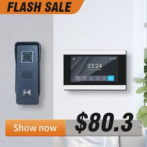 Videoportero Inteligente para Vivienda, <span class=keywords><strong>Cable</strong></span> Digital de <span class=keywords><strong>4</strong></span> <span class=keywords><strong>Hilos</strong></span>, Pantalla Táctil de 10 Pulgadas, Intercomunicador TuYa, Kit de Videoportero de Fábrica - Product Image 3