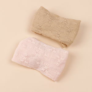 LRT New Design European Cotton Bow <strong>Baby</strong> Girl Hair Accessories Soft Embroidery Elastic Bowknot <strong>Baby</strong> Hair Band <strong>Headbands</strong> for Kids - Product Image 5