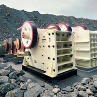 Concasseur à mâchoires en acier 300x500 150x750, concasseur d'agrégats neuf et d'occasion, concasseur à mâchoires motorisé pour l'exploitation minière et les usines de fabrication de minerai