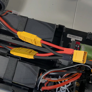 XT90 Stecker auf Dual-Buchse Adapterkabel mit Kupferkern und Silikonmantel, 100mm Länge, Hochleistungs-RC-Drohnen-Lipo-Akku 500V - Product Image 4