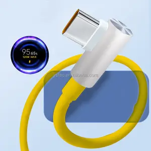 1m 1.8m 120w 90 Graus Cotovelo USB Tipo C Cabo De Carregamento Rápido Para Redmi Note 11 Pro K40 Phone 6A Flash Cabo De Carregamento Para Gamging