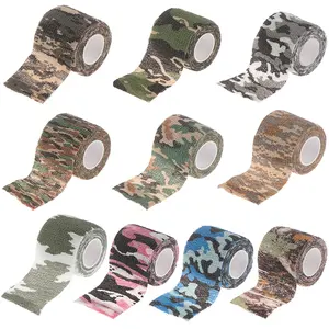 Fabriek Directe Verkoop Multi-Gekleurde Sport Medische Bandage Outdoor Camouflage Niet-Geweven Zelfklevend Flexibel Verband Voor Enkel