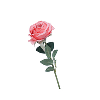 Single Branch Gold Seide Rose Vintage Light Luxus Weiche Dekoration Blumen rose für Hochzeit und Tisch dekoration Künstliche Blume