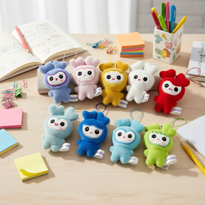 Llavero Kpop TWICE Lovely Light de 10CM, con diseño de dibujos animados, impresión digital, forma de muñeco de peluche suave, MOMO SANA <span class=keywords><strong>NAYEON</strong></span> JIHYO, Año Nuevo Chino - Product Image 3