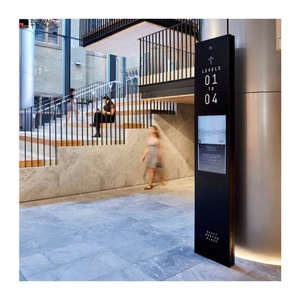 Afficheur publicitaire LCD sur pied, moniteur vertical intérieur/extérieur, écran tactile, kiosque d'affichage numérique - Product Image 3