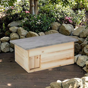 Cage moderne de luxe pour animaux de compagnie, motif animal solide d'entrée de maison de hérisson en bois de sapin pour chats pour le salon - Product Image 4