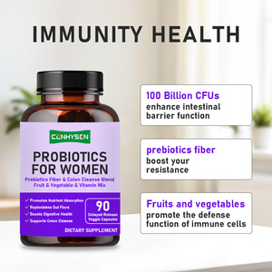 Probiotiques en gros pour femmes : Capsules avec 100 milliards d'UFC, <span class=keywords><strong>complexe</strong></span> <span class=keywords><strong>probiotique</strong></span> favorisant l'absorption des nutriments - Product Image 2