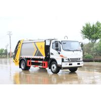 Camion poubelle hydraulique compacteur JAC 4X2 12 m³ populaire pour la collecte des déchets résidentiels et commerciaux