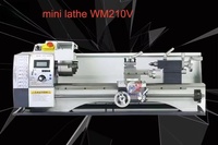 Tour à métaux miniature HongXi WM210V 220V à vitesse variable pour atelier de loisirs