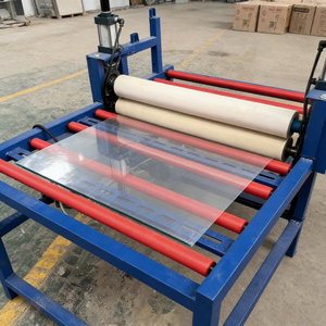 Máquina Laminadora de Puertas de Acero Cristal, Equipo para Aplicar Película <span class=keywords><strong>Protectora</strong></span> para la Fabricación de Puertas y Ventanas, Stock Limitado - Product Image 1