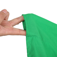 Toile de fond de photographie en mousseline 1,6 m x 2 m pour studio photo, écran vert chromakey noir et blanc