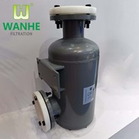 Industriële koudeopslag ammoniakfiltervat glycol- en pekelzeef SS304 behuizing filter