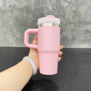 Custom Logo 14oz Stainless Steel <b>Kids</b> Vacuum Tumbler with Handle and Straw for Promotional Gift Business - Product Image 3